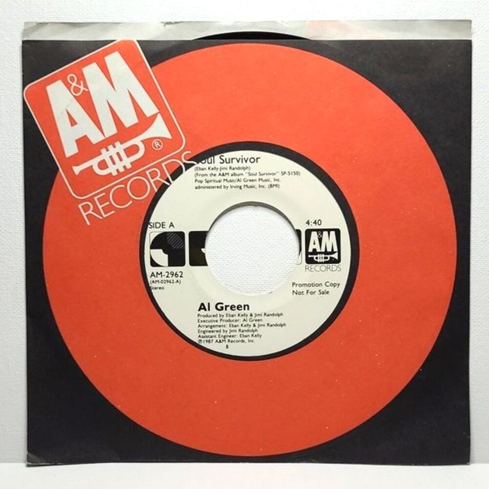 Al Green "Soul Survivor" 45 RPM Promo A&M M- Soul